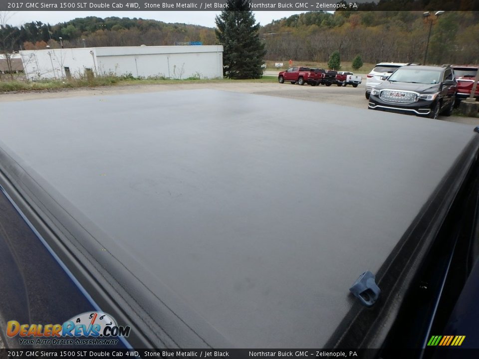 2017 GMC Sierra 1500 SLT Double Cab 4WD Stone Blue Metallic / Jet Black Photo #6