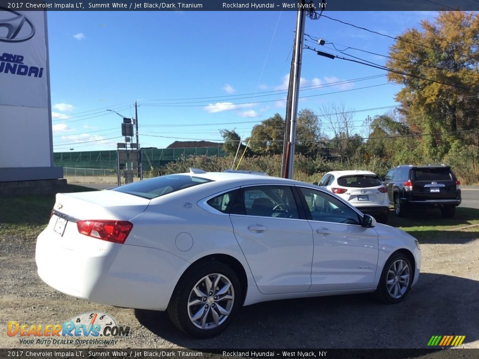 2017 Chevrolet Impala LT Summit White / Jet Black/Dark Titanium Photo #4