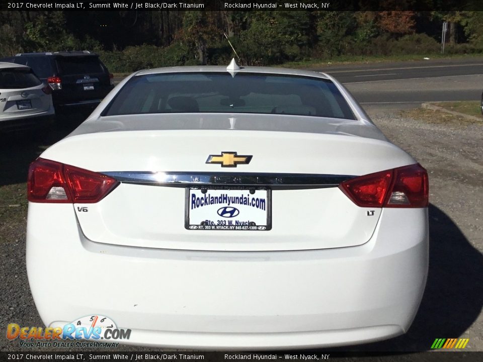 2017 Chevrolet Impala LT Summit White / Jet Black/Dark Titanium Photo #5