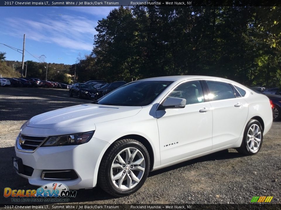 2017 Chevrolet Impala LT Summit White / Jet Black/Dark Titanium Photo #7