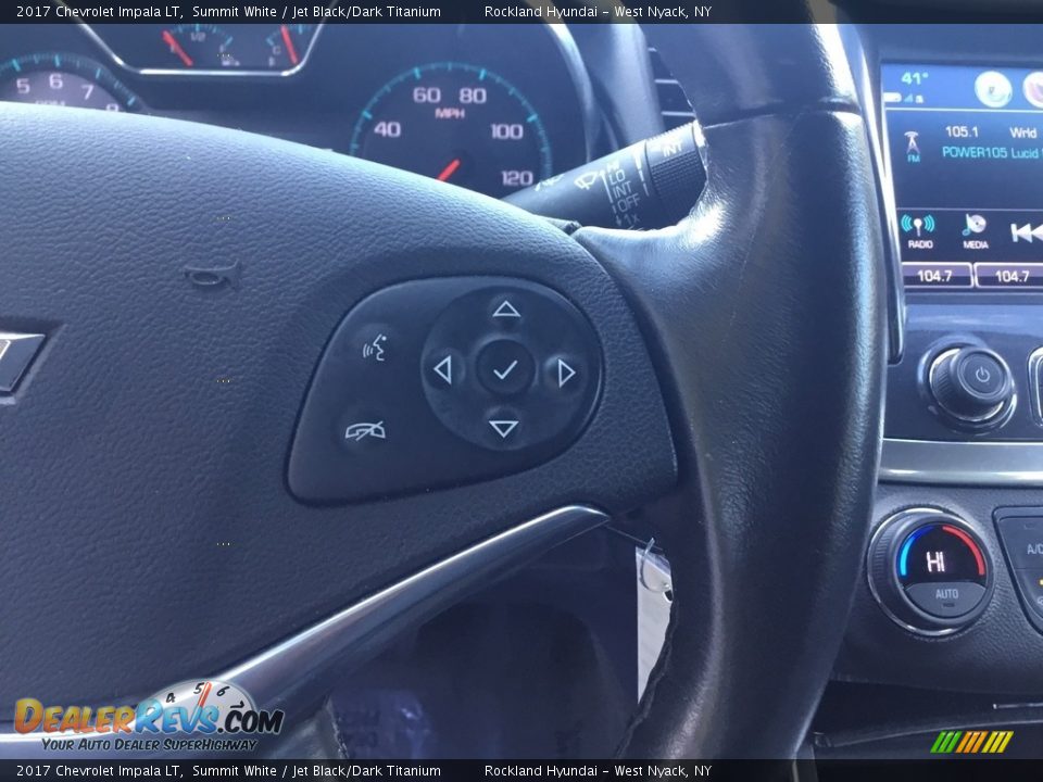 2017 Chevrolet Impala LT Summit White / Jet Black/Dark Titanium Photo #17