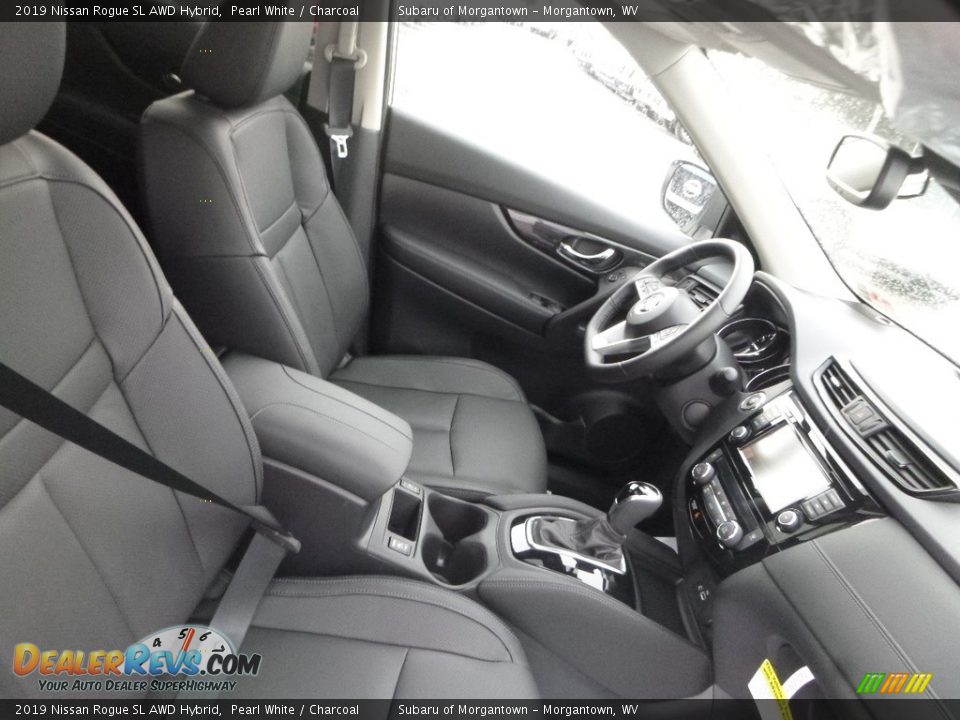 2019 Nissan Rogue SL AWD Hybrid Pearl White / Charcoal Photo #11