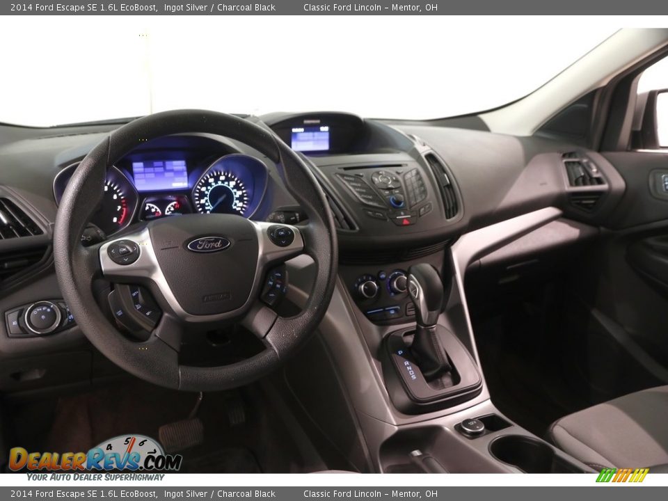 2014 Ford Escape SE 1.6L EcoBoost Ingot Silver / Charcoal Black Photo #7