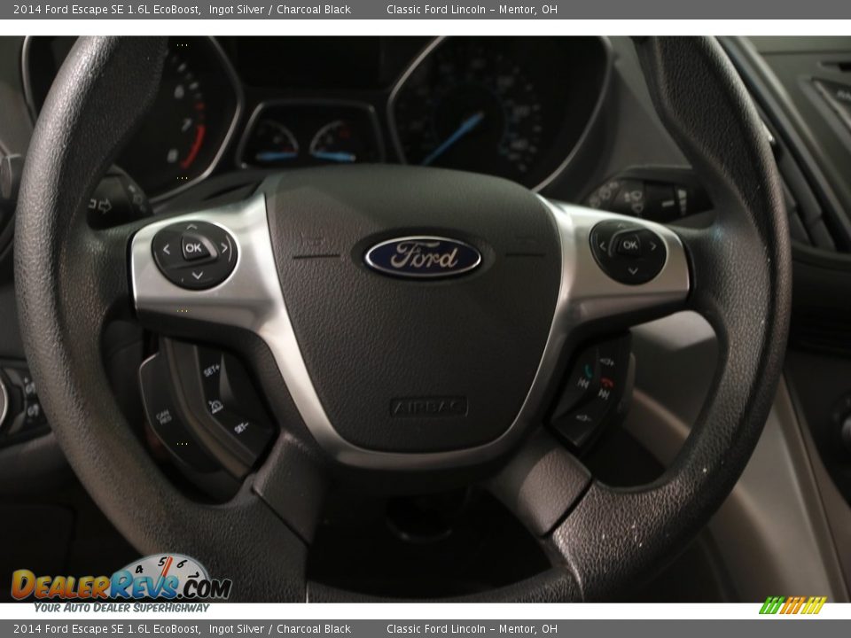 2014 Ford Escape SE 1.6L EcoBoost Ingot Silver / Charcoal Black Photo #8