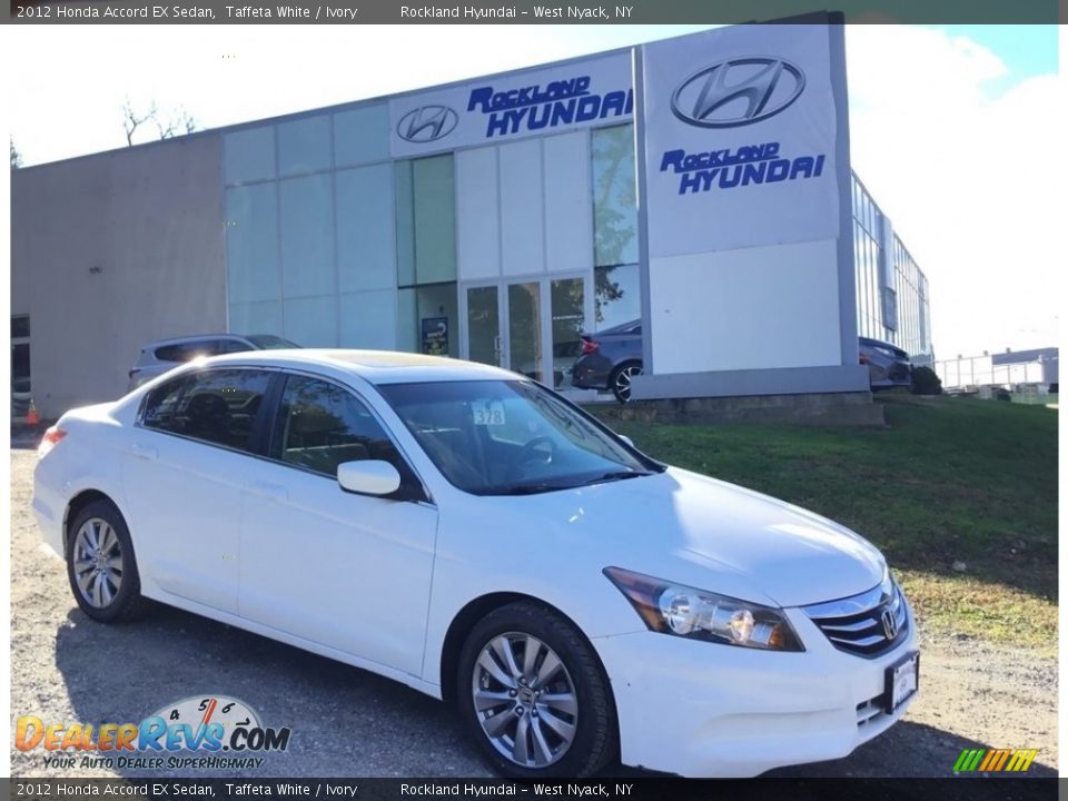 2012 Honda Accord EX Sedan Taffeta White / Ivory Photo #1