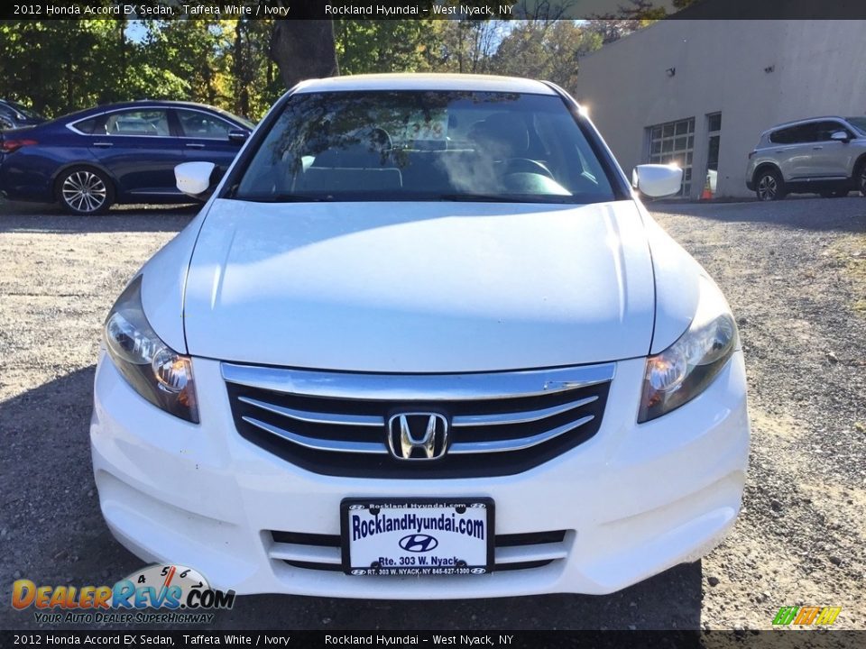 2012 Honda Accord EX Sedan Taffeta White / Ivory Photo #2