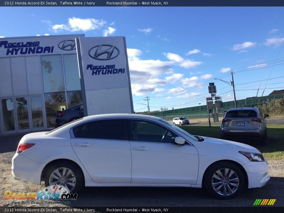 2012 Honda Accord EX Sedan Taffeta White / Ivory Photo #3