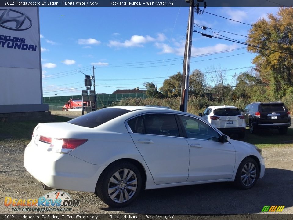 2012 Honda Accord EX Sedan Taffeta White / Ivory Photo #4
