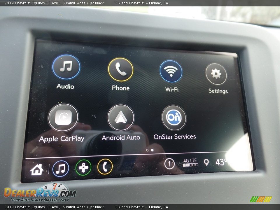 2019 Chevrolet Equinox LT AWD Summit White / Jet Black Photo #34