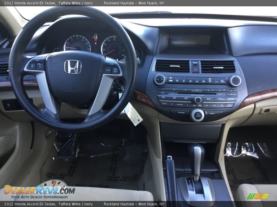 2012 Honda Accord EX Sedan Taffeta White / Ivory Photo #12