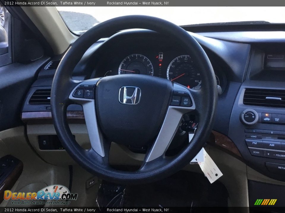 2012 Honda Accord EX Sedan Taffeta White / Ivory Photo #15