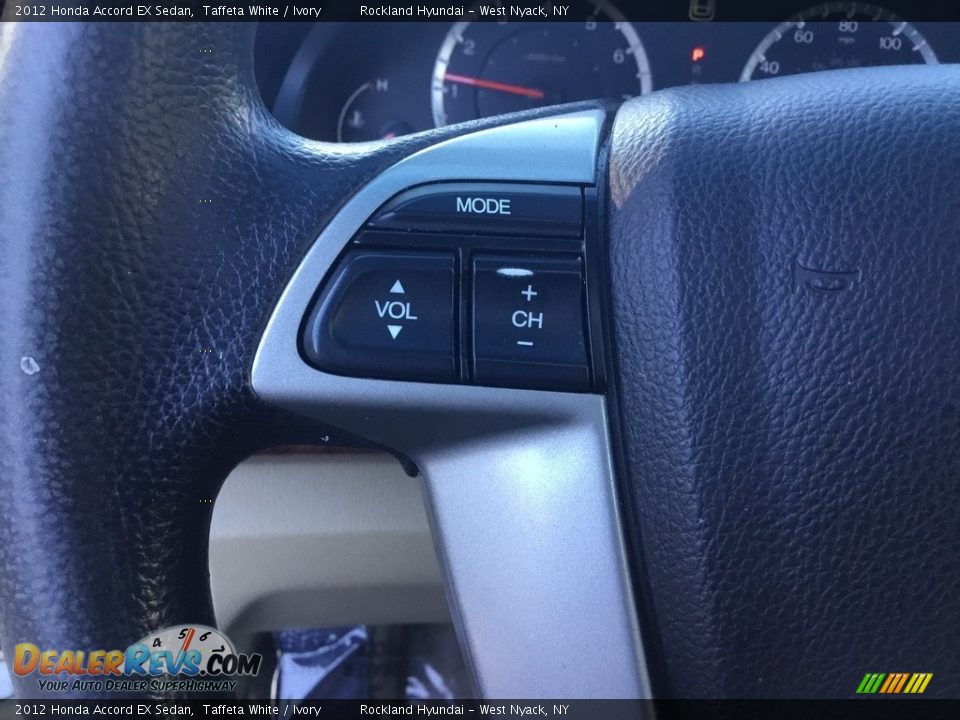 2012 Honda Accord EX Sedan Taffeta White / Ivory Photo #16