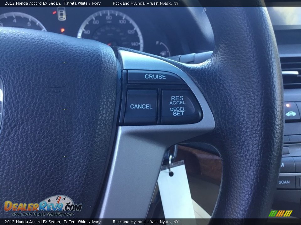 2012 Honda Accord EX Sedan Taffeta White / Ivory Photo #17