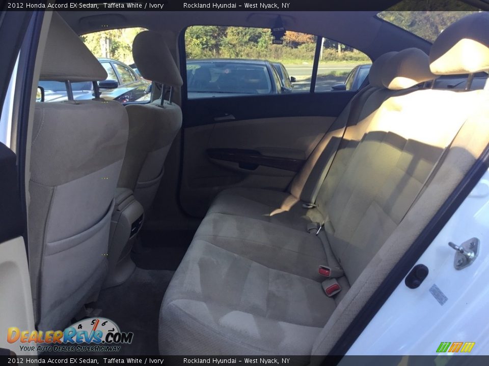 2012 Honda Accord EX Sedan Taffeta White / Ivory Photo #19