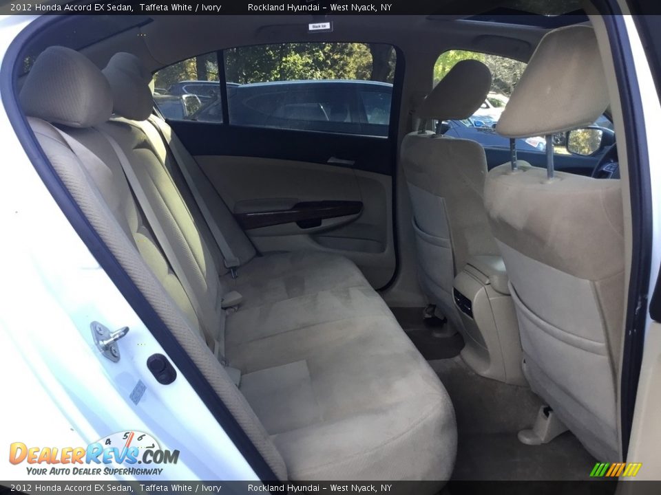 2012 Honda Accord EX Sedan Taffeta White / Ivory Photo #22