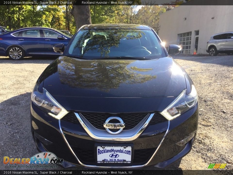 2016 Nissan Maxima SL Super Black / Charcoal Photo #2