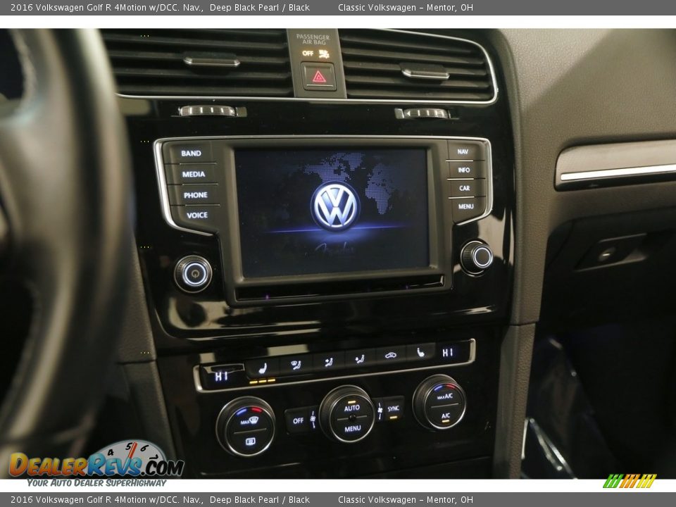 2016 Volkswagen Golf R 4Motion w/DCC. Nav. Deep Black Pearl / Black Photo #8