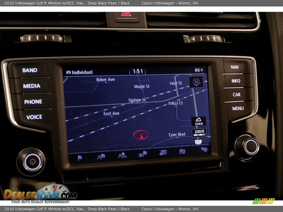 Navigation of 2016 Volkswagen Golf R 4Motion w/DCC. Nav. Photo #11