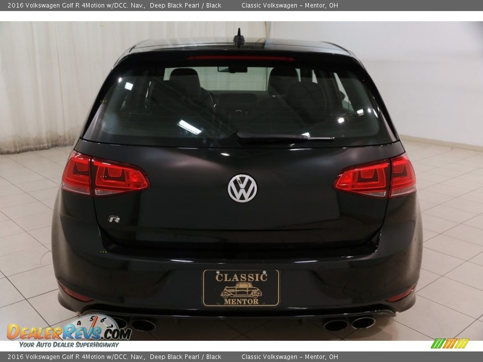 2016 Volkswagen Golf R 4Motion w/DCC. Nav. Deep Black Pearl / Black Photo #20