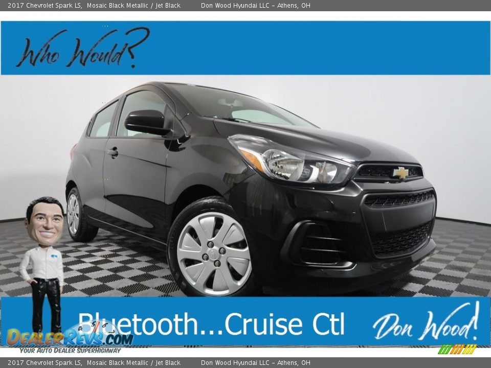2017 Chevrolet Spark LS Mosaic Black Metallic / Jet Black Photo #1