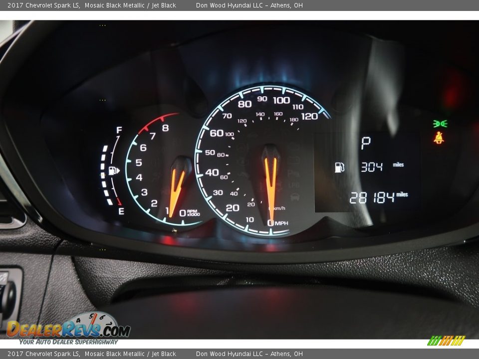 2017 Chevrolet Spark LS Mosaic Black Metallic / Jet Black Photo #21