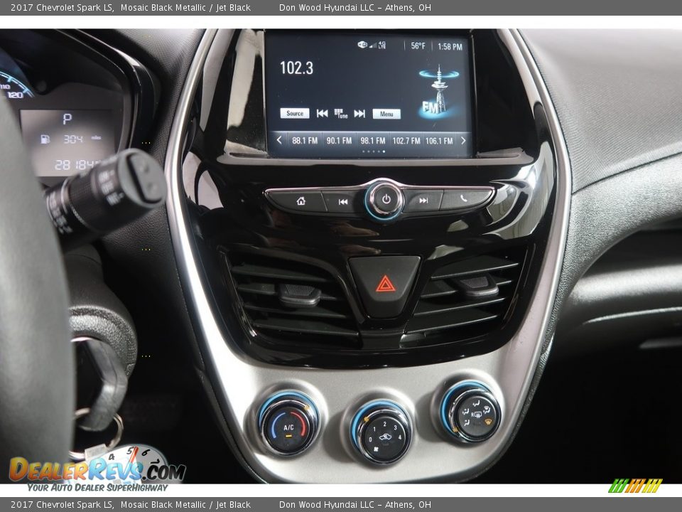 2017 Chevrolet Spark LS Mosaic Black Metallic / Jet Black Photo #23