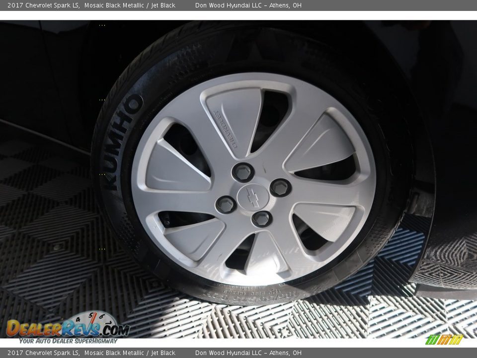 2017 Chevrolet Spark LS Mosaic Black Metallic / Jet Black Photo #28