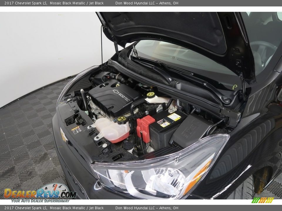 2017 Chevrolet Spark LS Mosaic Black Metallic / Jet Black Photo #35