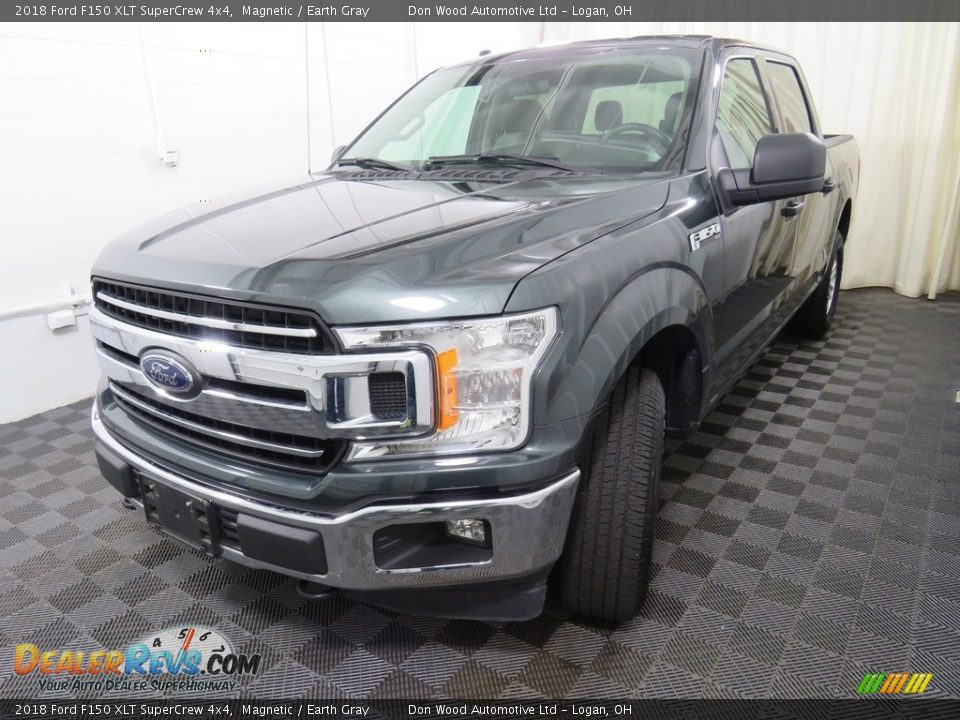 2018 Ford F150 XLT SuperCrew 4x4 Magnetic / Earth Gray Photo #9
