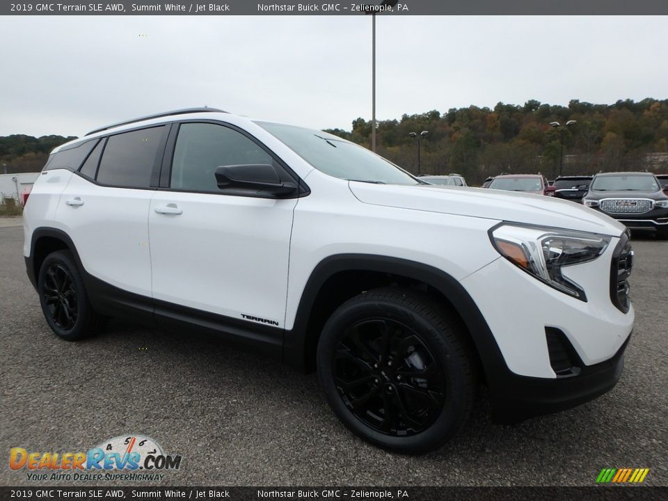 2019 GMC Terrain SLE AWD Summit White / Jet Black Photo #3