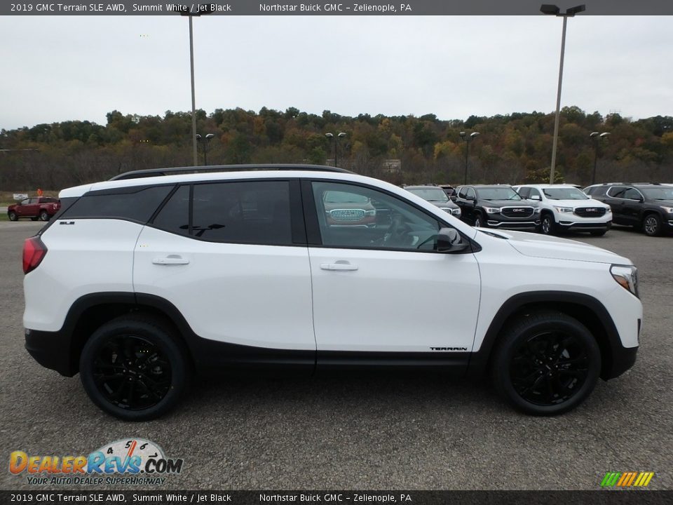 2019 GMC Terrain SLE AWD Summit White / Jet Black Photo #4