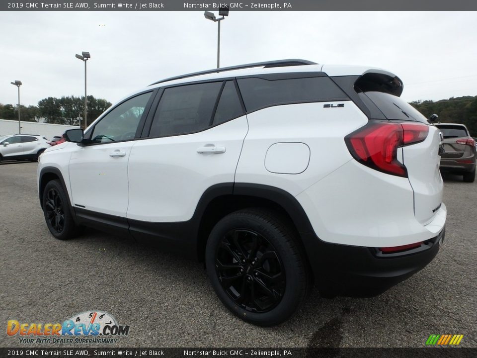 2019 GMC Terrain SLE AWD Summit White / Jet Black Photo #8