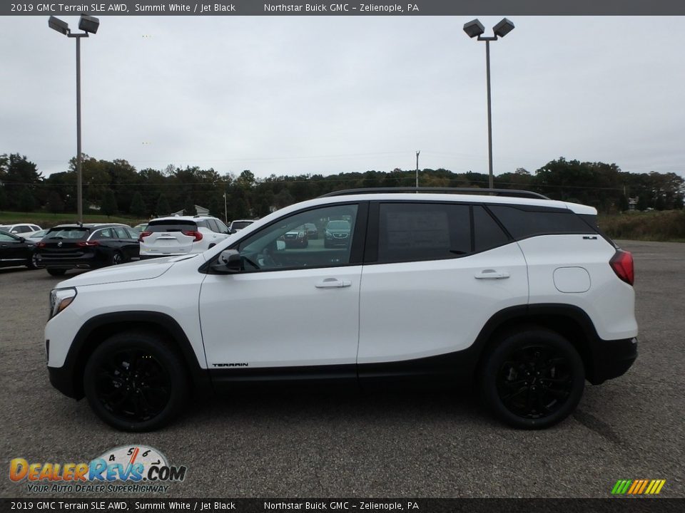 2019 GMC Terrain SLE AWD Summit White / Jet Black Photo #9