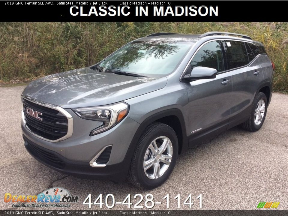 2019 GMC Terrain SLE AWD Satin Steel Metallic / Jet Black Photo #1