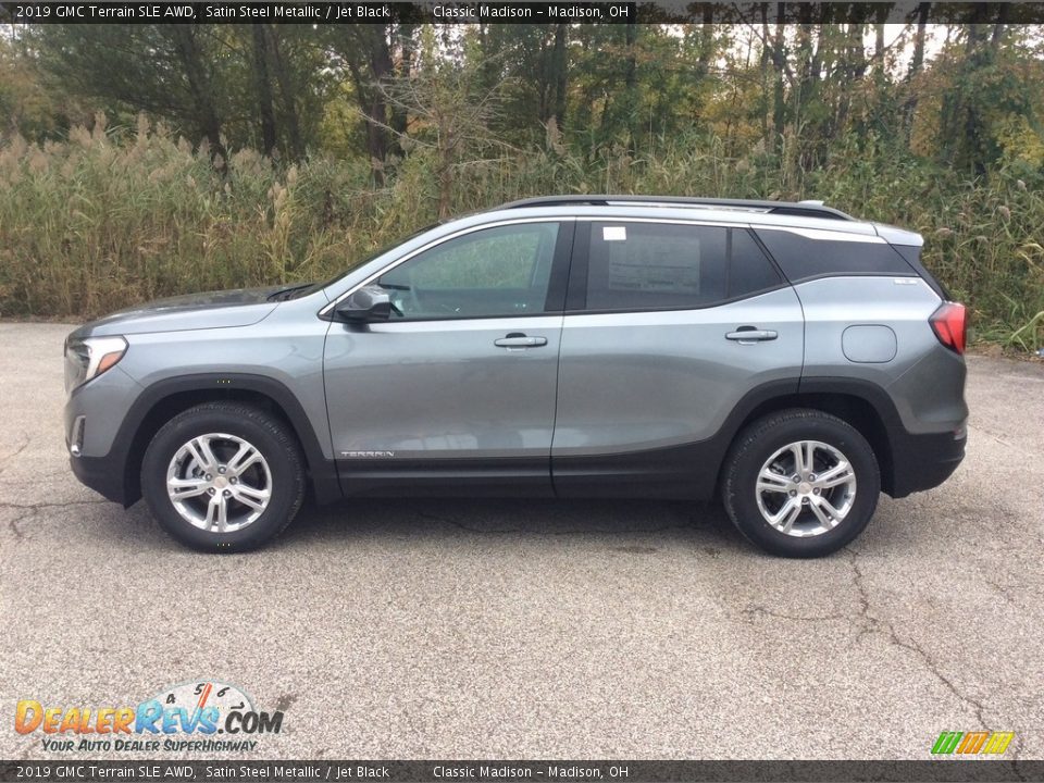 2019 GMC Terrain SLE AWD Satin Steel Metallic / Jet Black Photo #3