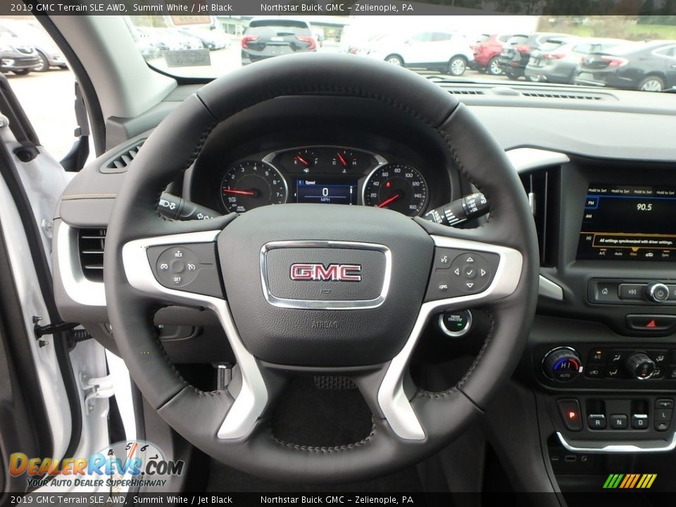 2019 GMC Terrain SLE AWD Summit White / Jet Black Photo #17
