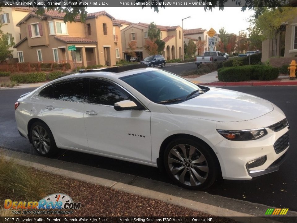 2017 Chevrolet Malibu Premier Summit White / Jet Black Photo #1