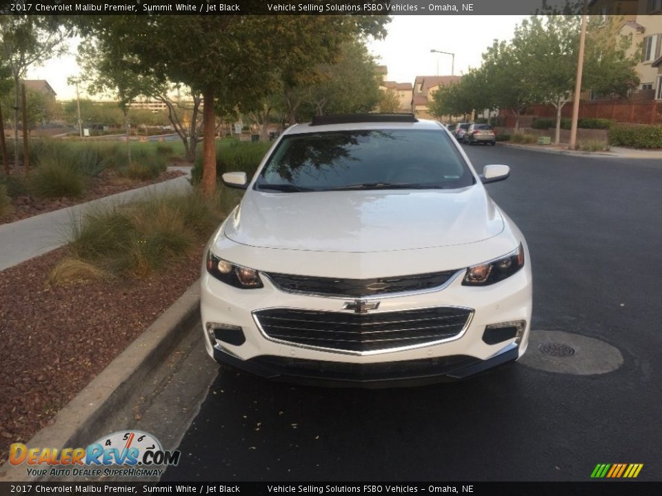 2017 Chevrolet Malibu Premier Summit White / Jet Black Photo #9