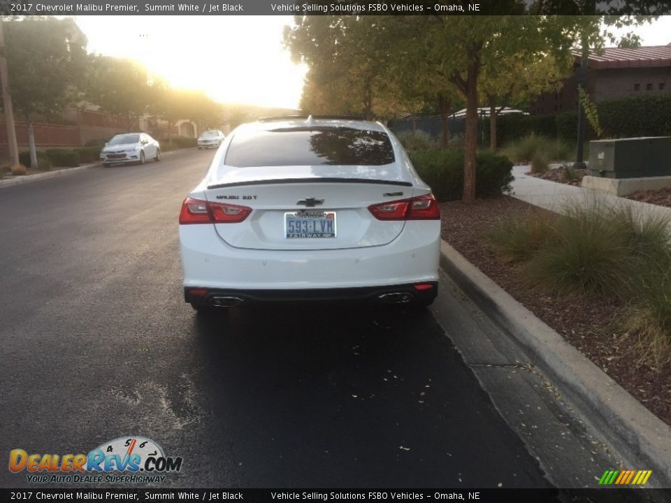 2017 Chevrolet Malibu Premier Summit White / Jet Black Photo #10