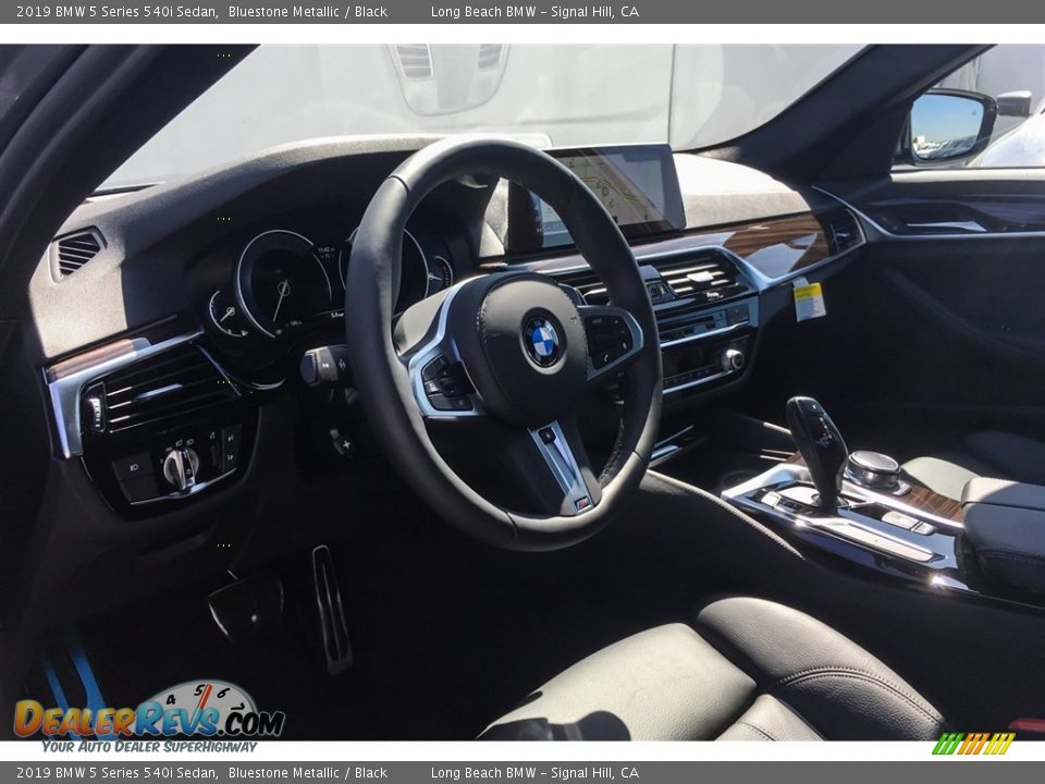 2019 BMW 5 Series 540i Sedan Bluestone Metallic / Black Photo #4