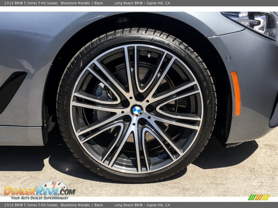 2019 BMW 5 Series 540i Sedan Bluestone Metallic / Black Photo #9