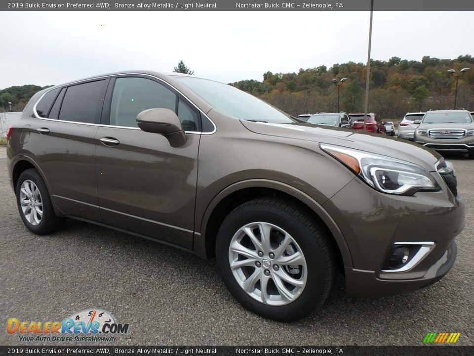 Bronze Alloy Metallic 2019 Buick Envision Preferred AWD Photo #3
