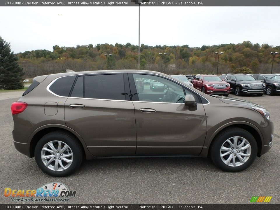 Bronze Alloy Metallic 2019 Buick Envision Preferred AWD Photo #4