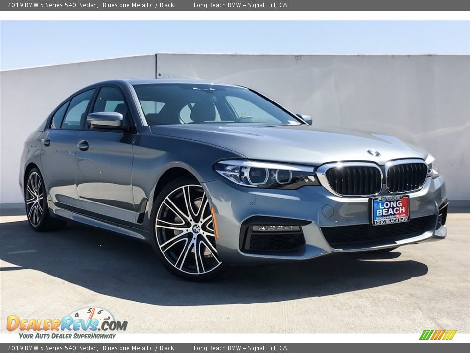 2019 BMW 5 Series 540i Sedan Bluestone Metallic / Black Photo #12