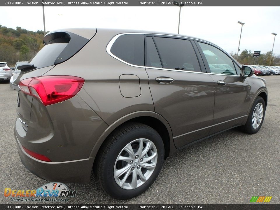 2019 Buick Envision Preferred AWD Bronze Alloy Metallic / Light Neutral Photo #5