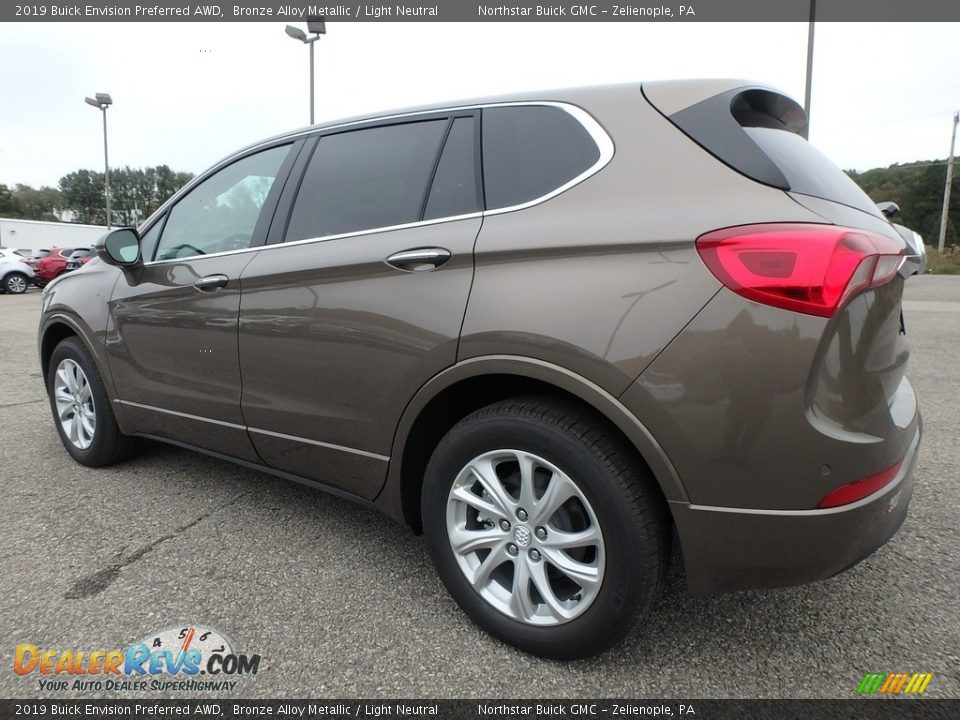 2019 Buick Envision Preferred AWD Bronze Alloy Metallic / Light Neutral Photo #8