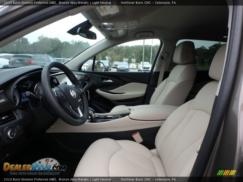 Front Seat of 2019 Buick Envision Preferred AWD Photo #11