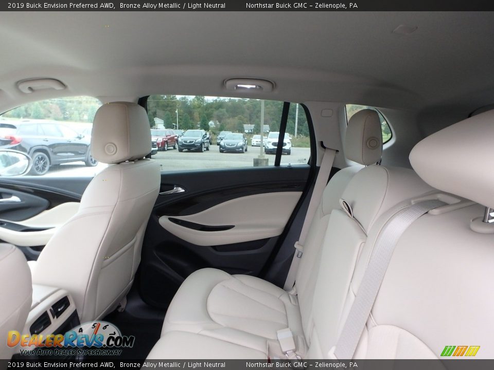 Rear Seat of 2019 Buick Envision Preferred AWD Photo #12