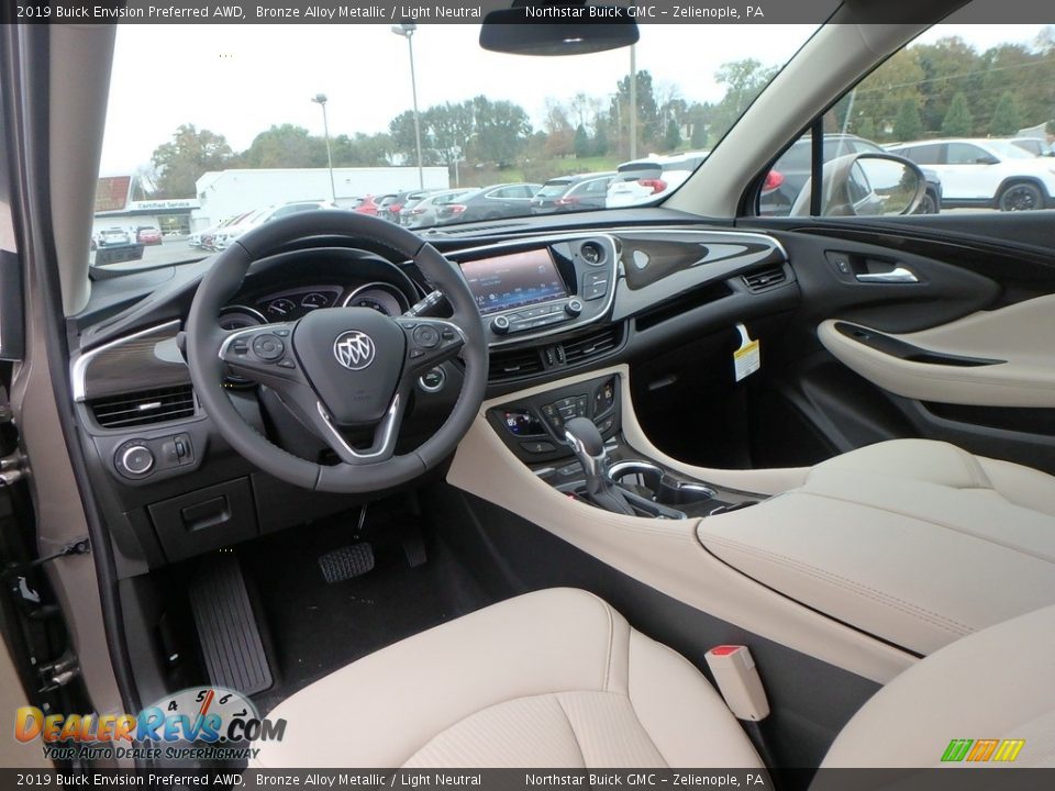 Light Neutral Interior - 2019 Buick Envision Preferred AWD Photo #13