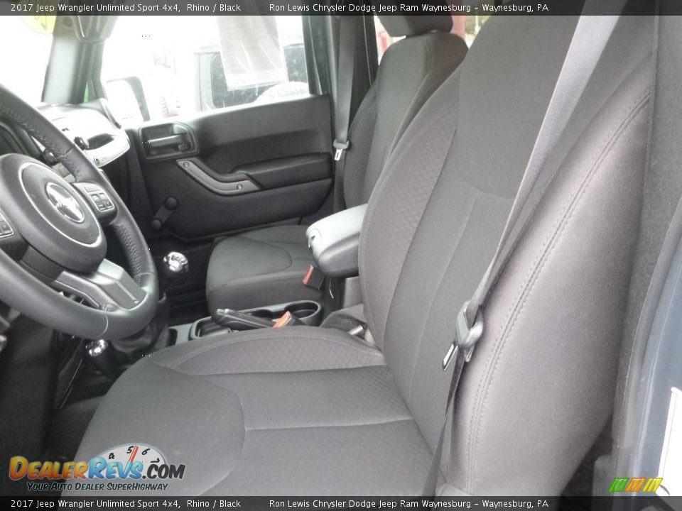 2017 Jeep Wrangler Unlimited Sport 4x4 Rhino / Black Photo #15